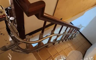 騰城樓梯升降椅|CF120型 安裝案例分享-大溪郭家