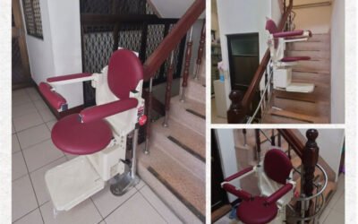 裝設樓梯升降椅, 讓台中蔡媽媽不再擔心上下樓梯的困難