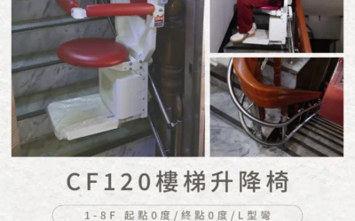 CF120 樓梯升降椅 不用再擔心電梯,回到安心上下樓的日常
