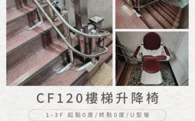 CF120 樓梯升降椅|讓一家人,上下樓都安心