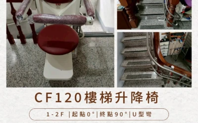 CF120 樓梯升降椅｜把每一段樓梯， 都變成安心的路